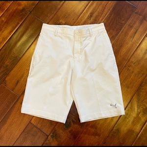 Puma Cobra White Golf Shorts Junior’s XL